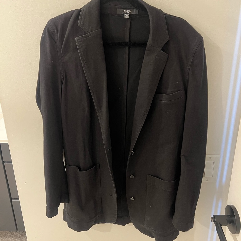 AFRM Black Blazer Dress